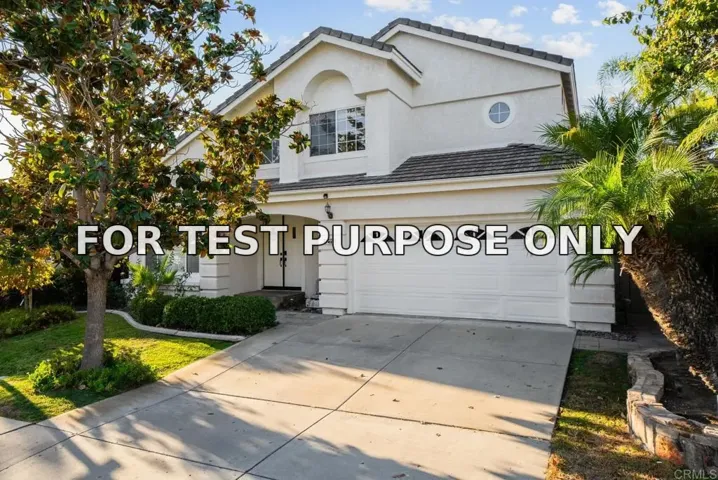 Demo/Test Data 12118 Ferncrest Place, San Diego, Ca 92128