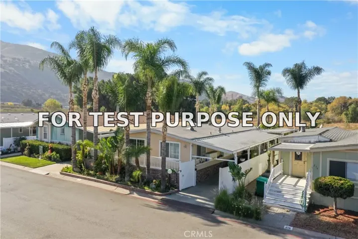 Demo/Test Data 4901 Green River Unit 275, Corona, Ca 92882
