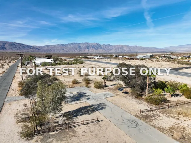 Demo/Test Data 2772 Stinson Rd Unit 20 And 21, Borrego Springs, Ca 92004