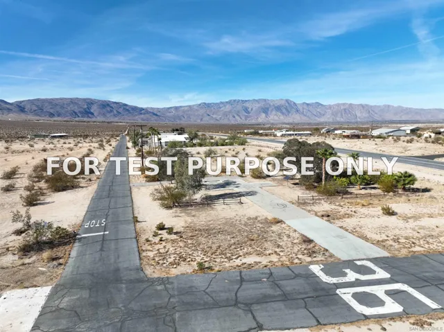 Demo/Test Data 2772 Stinson Rd Unit 20 And 21, Borrego Springs, Ca 92004