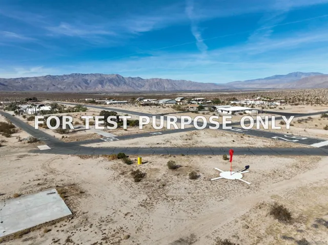 Demo/Test Data 2772 Stinson Rd Unit 20 And 21, Borrego Springs, Ca 92004