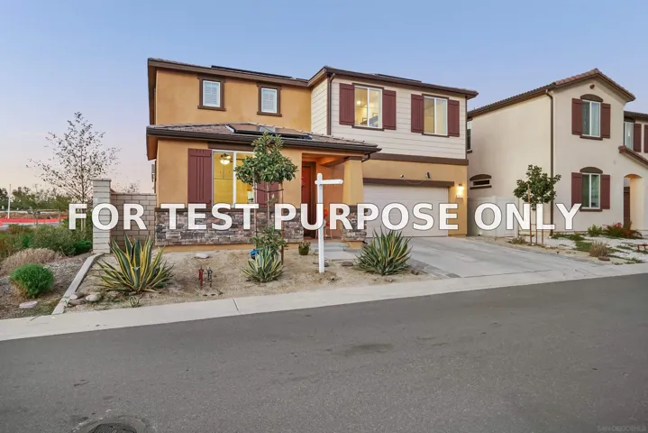 Demo/Test Data 28229 Oak Perch Ct, Valley Center, Ca 92082