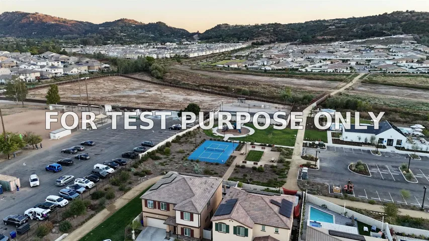 Demo/Test Data 28229 Oak Perch Ct, Valley Center, Ca 92082