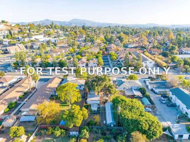 Demo/Test Data 228 E 15th Ave, Escondido, Ca 92025