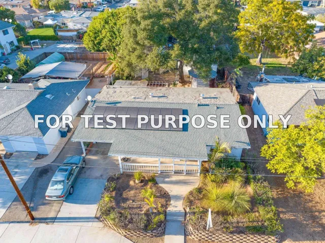 Demo/Test Data 228 E 15th Ave, Escondido, Ca 92025