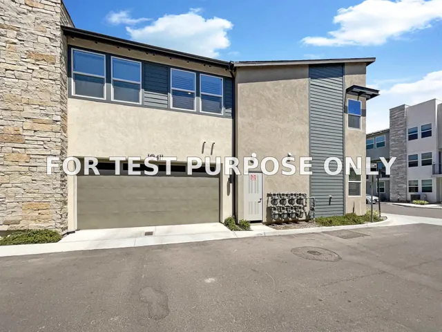 Demo/Test Data 10411 Walden Way, San Diego, Ca 92126