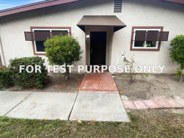 Demo/Test Data 4402 Chickadee Way, Oceanside, Ca 92057