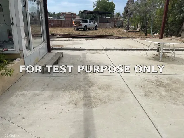 Demo/Test Data 3865 N Fox Tail, Jurupa Valley, Ca 92509