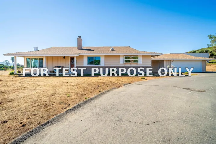 Demo/Test Data 6825 Kellyn Lane, Vista, Ca 92084