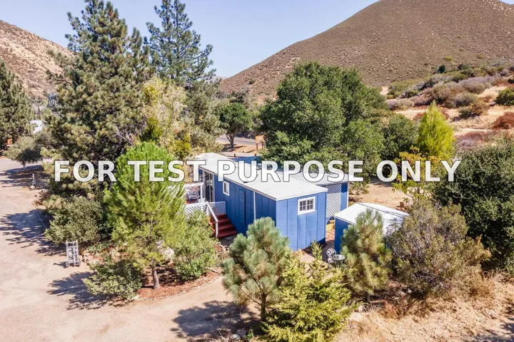 Demo/Test Data 36342 Highway 78 Space 17, Julian, Ca 92036