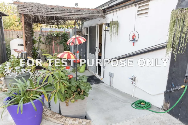 Demo/Test Data 8610 Hayes Street, La Mesa, Ca 91942