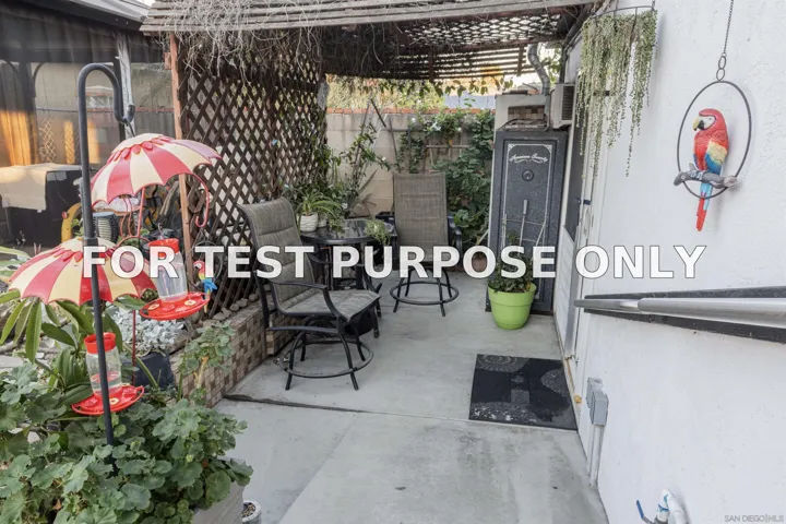 Demo/Test Data 8610 Hayes Street, La Mesa, Ca 91942