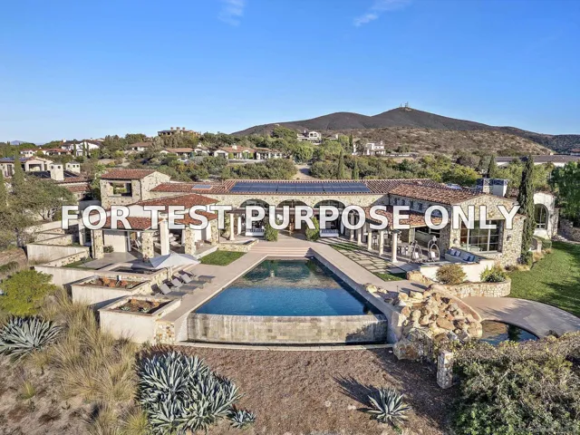 Demo/Test Data 8114 Sendero De La Pradera, San Diego, Ca 92127