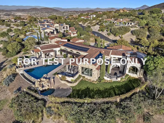 Demo/Test Data 8114 Sendero De La Pradera, San Diego, Ca 92127