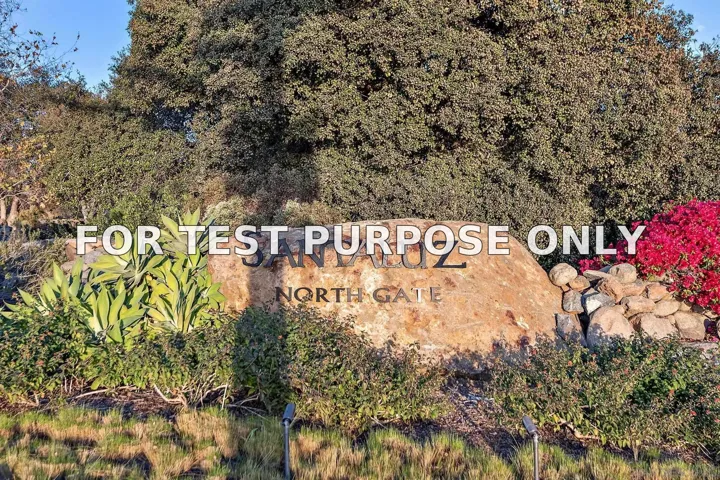 Demo/Test Data 8114 Sendero De La Pradera, San Diego, Ca 92127