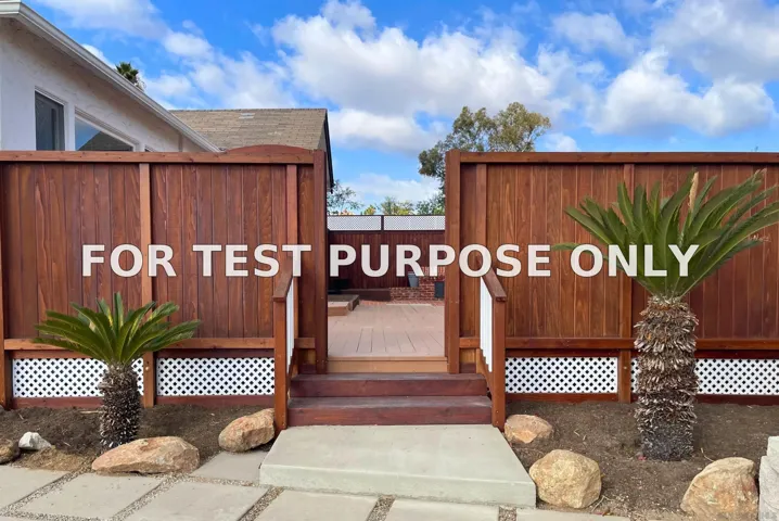 Demo/Test Data 1015 Anza Ave, Vista, Ca 92084