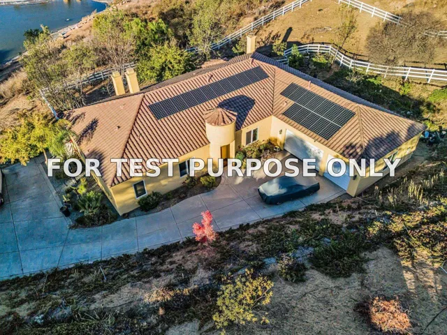 Demo/Test Data 18763 Rangeland Road, Ramona, Ca 92065