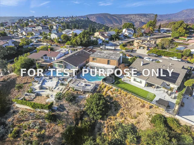 Demo/Test Data 8160 Laurelridge Rd, San Diego, Ca 92120