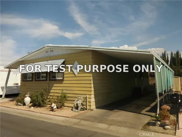 Demo/Test Data 42751 Highway 74 Unit 71, Hemet, Ca 92544