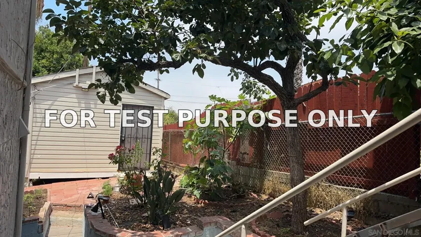 Demo/Test Data 1568 Burton St, San Diego, Ca 92111