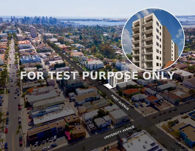 Demo/Test Data 3830 1st Ave Unit 13, San Diego, Ca 92103