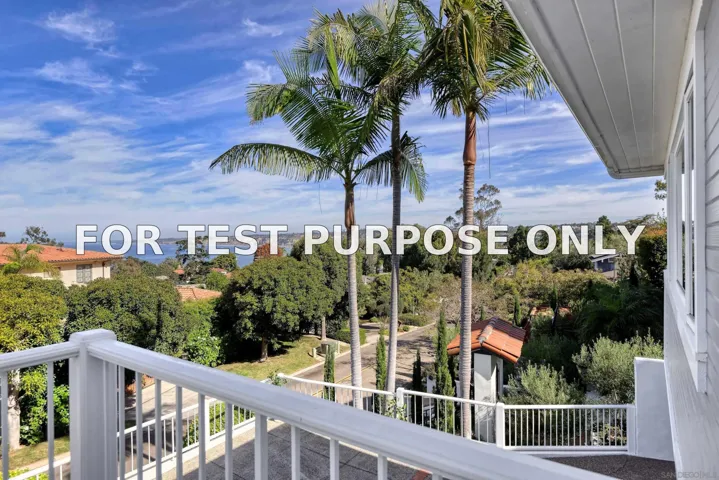 Demo/Test Data 1543 Soledad Avenue, La Jolla, Ca 92037