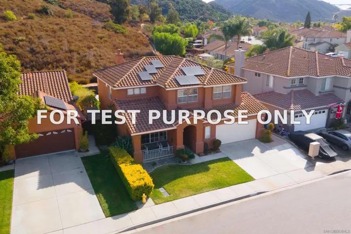 Demo/Test Data 5139 Riverview Ct, Fallbrook, Ca 92028