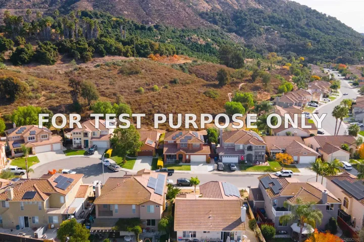 Demo/Test Data 5139 Riverview Ct, Fallbrook, Ca 92028