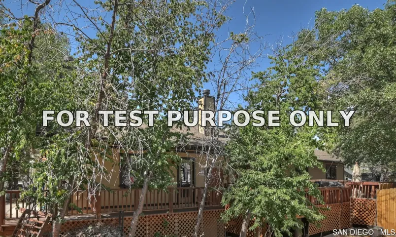 Demo/Test Data 667 Holmes Ln, Sugarloaf, Ca 92386