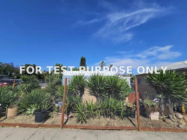 Demo/Test Data 1135 – 41 26th Street, San Diego, Ca 92102