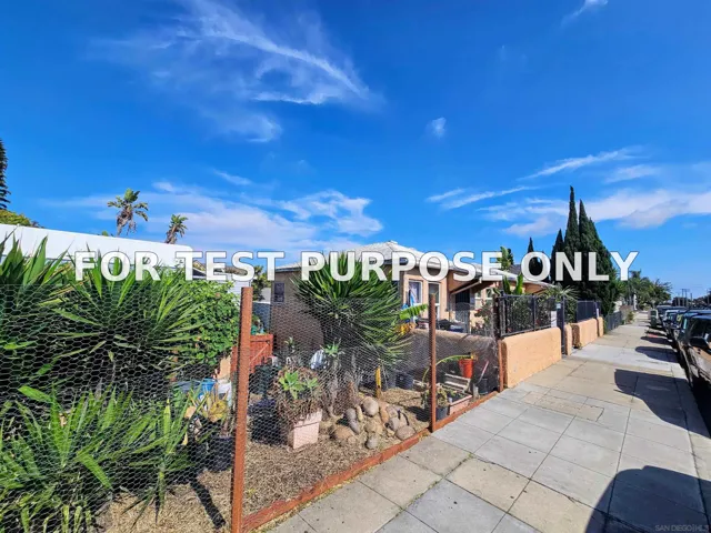 Demo/Test Data 1135 – 41 26th Street, San Diego, Ca 92102