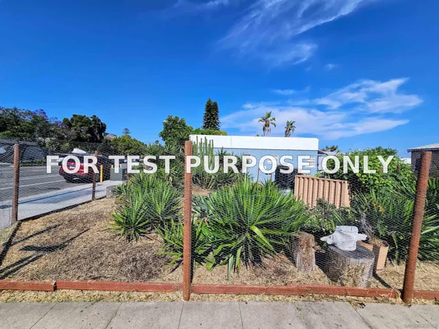 Demo/Test Data 1135 – 41 26th Street, San Diego, Ca 92102