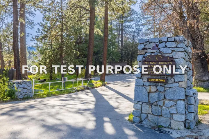 Demo/Test Data 0000 Logan Creek Dr. Unit 559082011, Idyllwild, Ca 92549