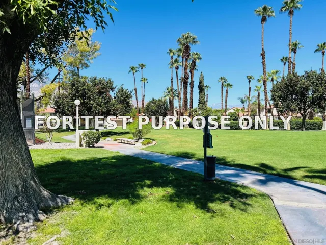 Demo/Test Data 6135 Montecito Dr Unit 5, Palm Springs, Ca 92264