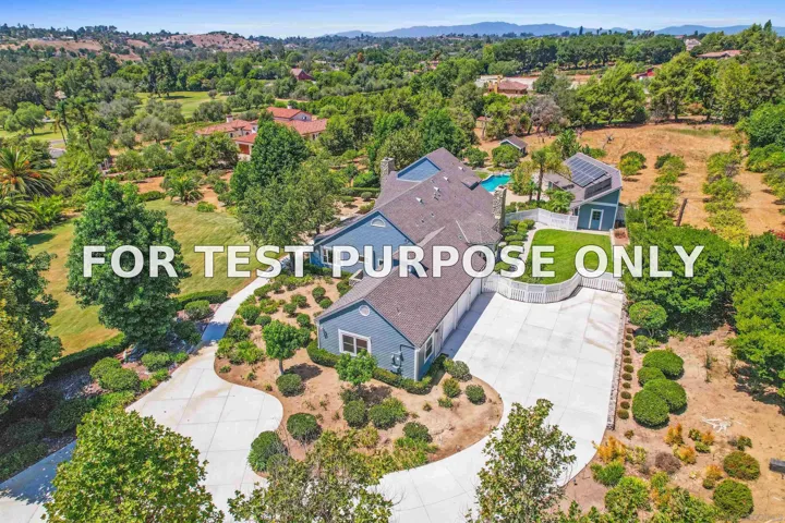 Demo/Test Data 18 Gateview Drive, Fallbrook, Ca 92028