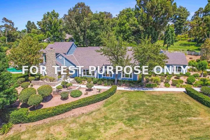 Demo/Test Data 18 Gateview Drive, Fallbrook, Ca 92028