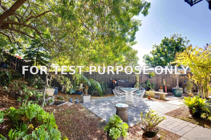 Demo/Test Data 3455 Aldford Drive, San Diego, Ca 92111
