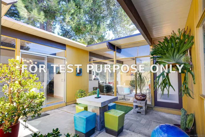 Demo/Test Data 3455 Aldford Drive, San Diego, Ca 92111