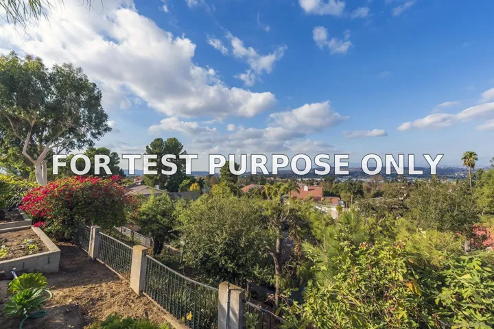 Demo/Test Data 20503 Shepherd Hills Drive, Walnut, Ca 91789