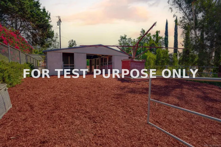 Demo/Test Data 15008 Heath Dr, Poway, Ca 92064