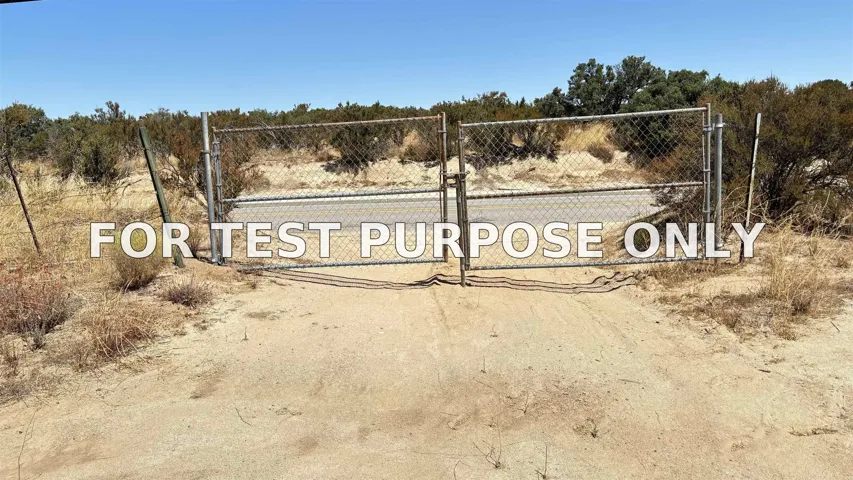 Demo/Test Data 805 Tierra Del Sol Rd. Unit 2, Boulevard, Ca 91905