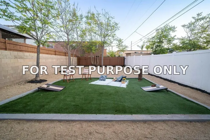 Demo/Test Data 1003 Mary St, El Cajon, Ca 92021