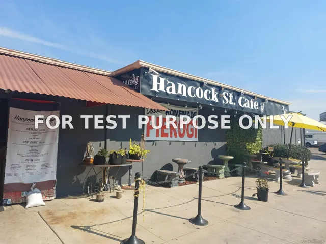Demo/Test Data 3354 Hancock St A&b, San Diego, Ca 92110