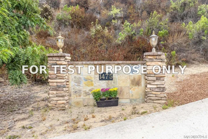 Demo/Test Data 1475 Tina Ct, El Cajon, Ca 92019