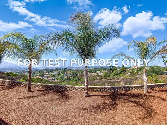 Demo/Test Data 1475 Tina Ct, El Cajon, Ca 92019