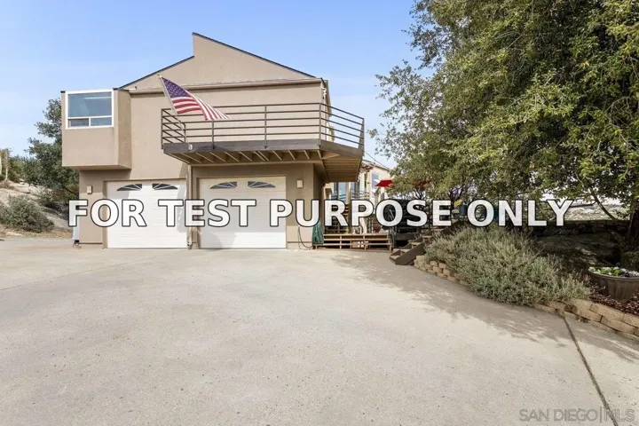 Demo/Test Data 9769 River Drive, Descanso, Ca 91916
