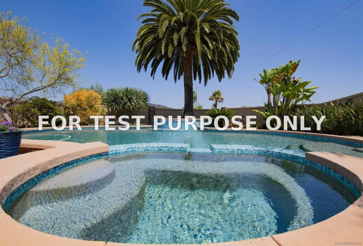 Demo/Test Data 1334 Deerbrook Dr, San Marcos, Ca 92069