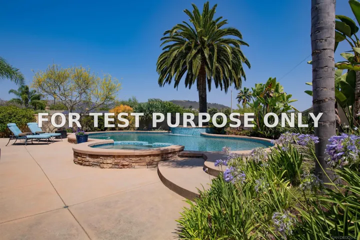 Demo/Test Data 1334 Deerbrook Dr, San Marcos, Ca 92069