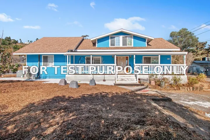 Demo/Test Data 12048 Coping Pl, Lakeside, Ca 92040