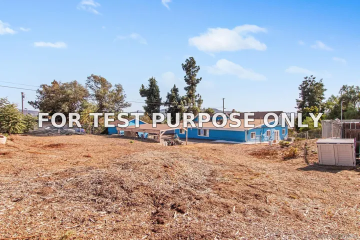 Demo/Test Data 12048 Coping Pl, Lakeside, Ca 92040